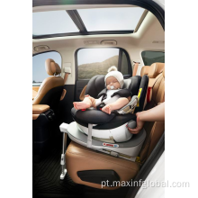 Assento de carro bebê isofix com perna de apoio